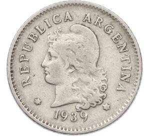 10 сентаво 1939 года Аргентина — Фото №1