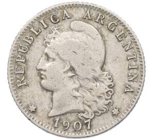 20 сентаво 1907 года Аргентина — Фото №1