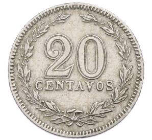 20 сентаво 1907 года Аргентина — Фото №2