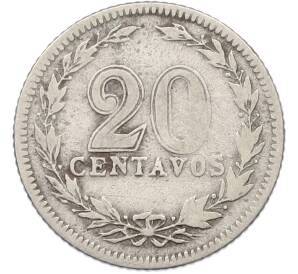 20 сентаво 1920 года Аргентина — Фото №2