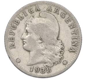 20 сентаво 1938 года Аргентина — Фото №1