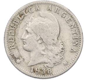 20 сентаво 1938 года Аргентина — Фото №1