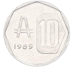10 аустралей 1989 года Аргентина — Фото №1