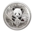 Монета Монетовидный инвестиционный слиток 2017 года «Серебряная панда» — 1/16 унции (Артикул M2-35325)