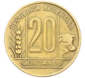 20 сентаво 1943 года Аргентина — Фото №2