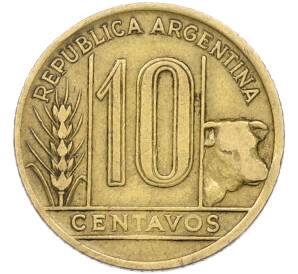 10 сентаво 1943 года Аргентина — Фото №2