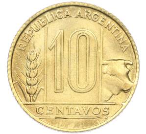 10 сентаво 1949 года Аргентина — Фото №2