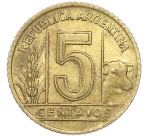 5 сентаво 1944 года Аргентина — Фото №2