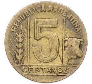 5 сентаво 1946 года Аргентина — Фото №2