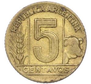 5 сентаво 1949 года Аргентина — Фото №2