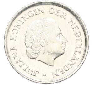 25 центов 1980 года Нидерланды — Фото №2