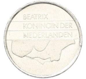 25 центов 1986 года Нидерланды — Фото №2