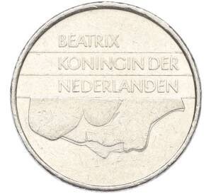 25 центов 1986 года Нидерланды — Фото №2