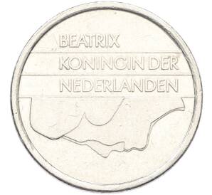 25 центов 1987 года Нидерланды — Фото №2