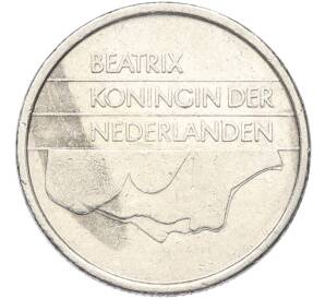 25 центов 1988 года Нидерланды — Фото №2