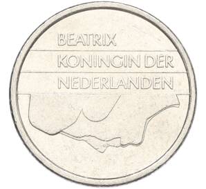 25 центов 1990 года Нидерланды — Фото №2