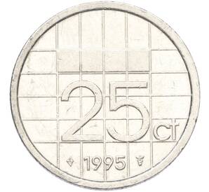 25 центов 1995 года Нидерланды — Фото №1
