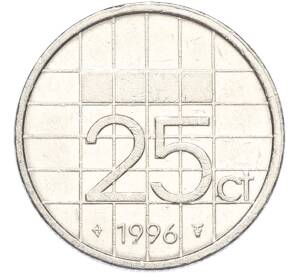 25 центов 1996 года Нидерланды — Фото №1