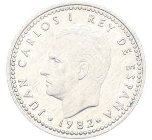 1 песета 1982 года Испания — Фото №1