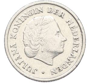 10 центов 1950 года Нидерланды — Фото №2