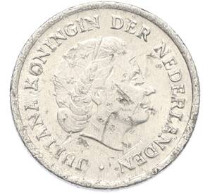 10 центов 1957 года Нидерланды — Фото №2