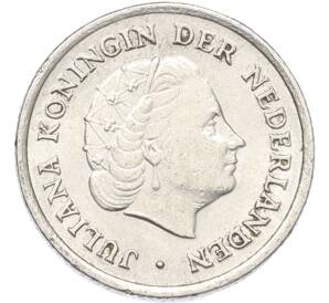 10 центов 1958 года Нидерланды — Фото №2