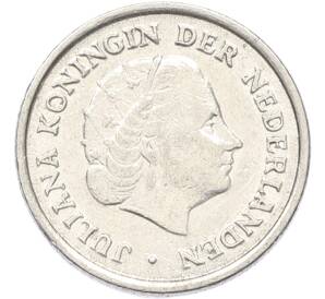 10 центов 1959 года Нидерланды — Фото №2