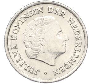 10 центов 1960 года Нидерланды — Фото №2