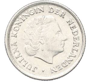 10 центов 1962 года Нидерланды — Фото №2