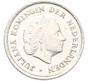 10 центов 1968 года Нидерланды — Фото №2