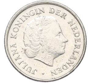 10 центов 1970 года Нидерланды — Фото №2