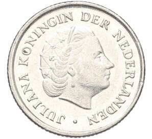 10 центов 1973 года Нидерланды — Фото №2