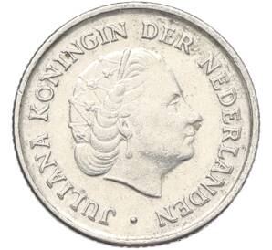 10 центов 1974 года Нидерланды — Фото №2