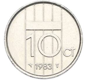 10 центов 1983 года Нидерланды — Фото №1