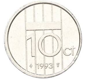 10 центов 1993 года Нидерланды — Фото №1