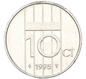 10 центов 1995 года Нидерланды — Фото №1