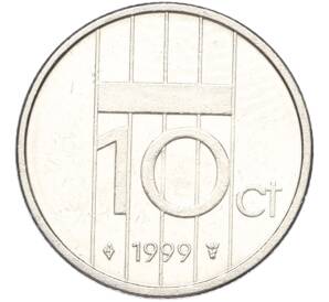10 центов 1999 года Нидерланды — Фото №1