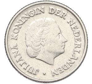 25 центов 1950 года Нидерланды — Фото №2