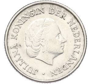 25 центов 1950 года Нидерланды — Фото №2