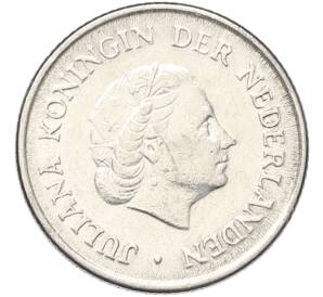 25 центов 1963 года Нидерланды — Фото №2