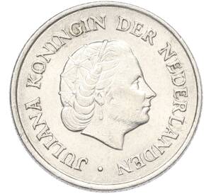 25 центов 1965 года Нидерланды — Фото №2