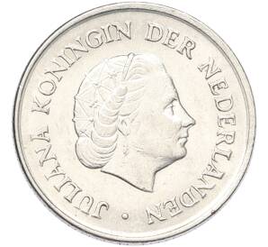 25 центов 1966 года Нидерланды — Фото №2