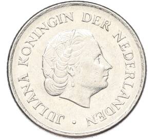 25 центов 1969 года Нидерланды — Фото №2