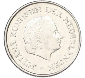 25 центов 1973 года Нидерланды — Фото №2