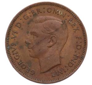 1 фартинг 1945 года Великобритания — Фото №2