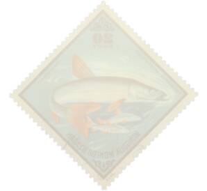 Почтовая марка 20 мунгу 1975 года Монголия «Рыбы — Амурский жерех» — Фото №2