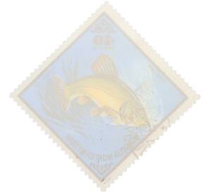 Почтовая марка 40 мунгу 1975 года Монголия «Рыбы — Линь» — Фото №2