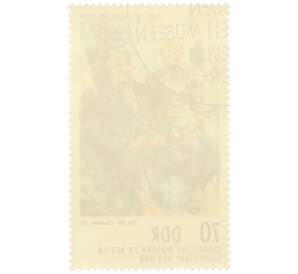 Почтовая марка 70 пфеннигов 1974 года Восточная Германия (ГДР) «Государственные музеи Берлина — Родительский портрет» — Фото №2