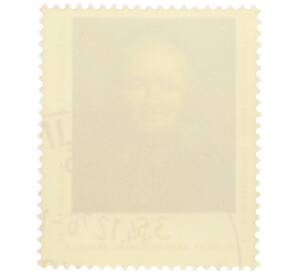 Почтовая марка 35 пфеннигов 1976 года Восточная Германия (ГДР) «Государственные коллекции произведений искусства Дрездена — Старик в черной шапке» — Фото №2