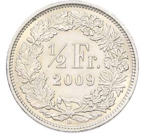 1/2 франка 2009 года Швейцария — Фото №1